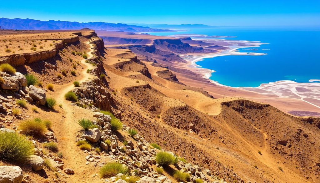Israel National Trail hiking near the Dead Sea Israel National Trail hiking near the Dead Sea