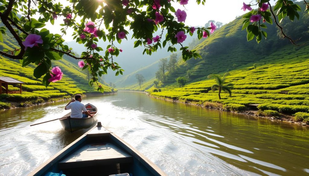 Jaflong boat tours and tea gardens Jaflong boat tours and tea gardens