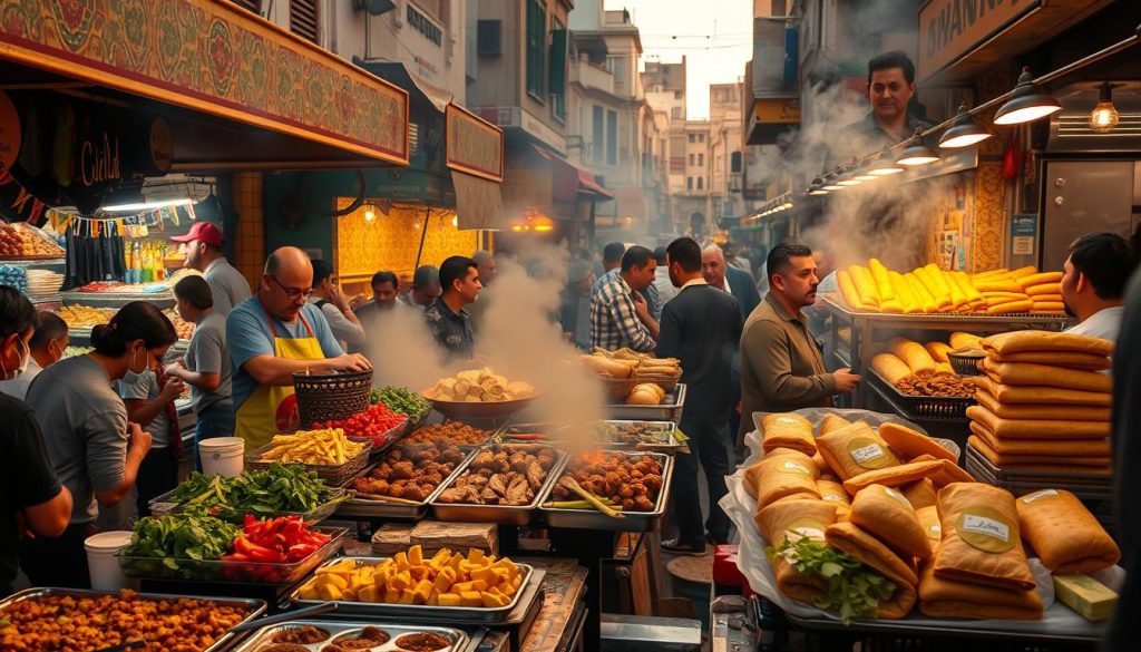 Jordanian street food scene in Amman Jordanian street food scene in Amman