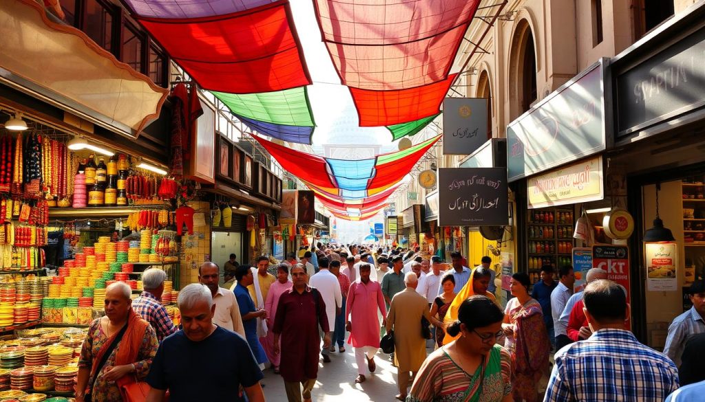 Karachi shopping scene Karachi shopping scene
