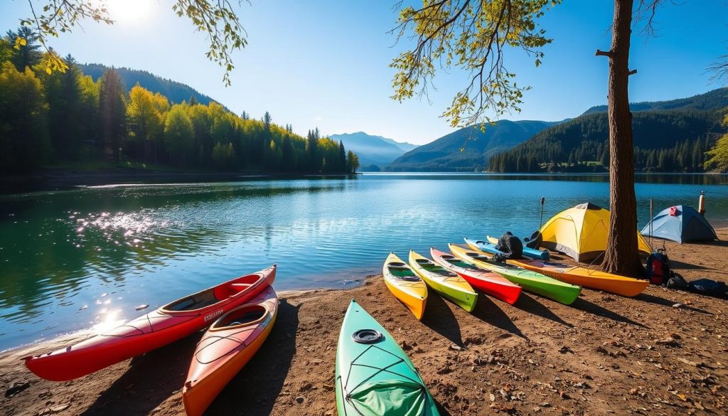 Kayak Camping at Mohamaya Lake Kayak Camping at Mohamaya Lake