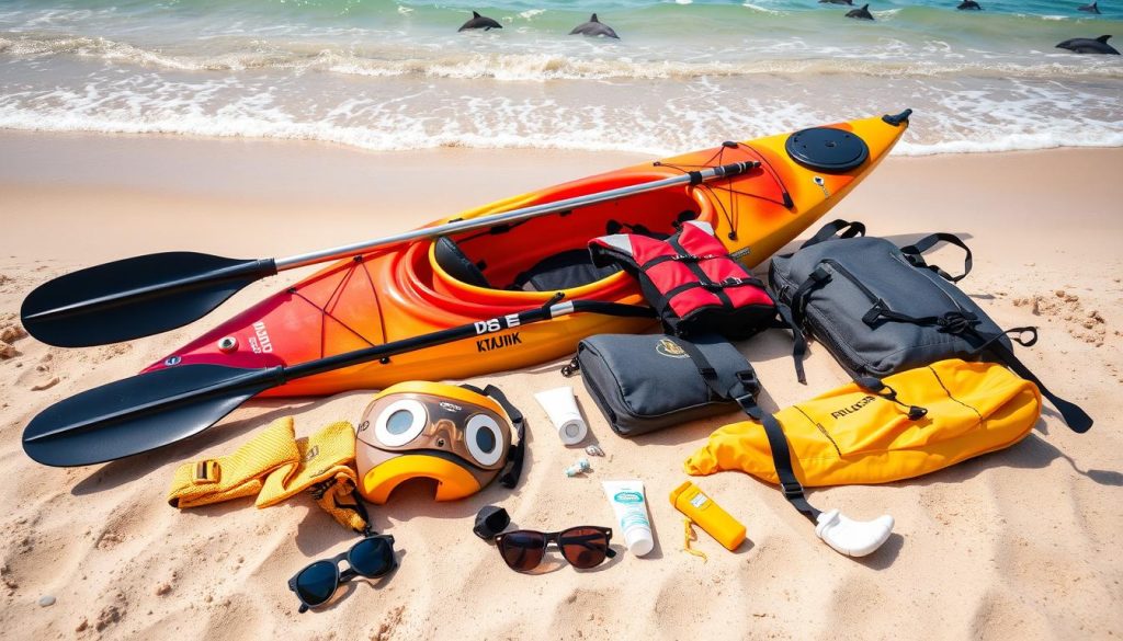 Kayaking gear and safety equipment Kayaking gear and safety equipment