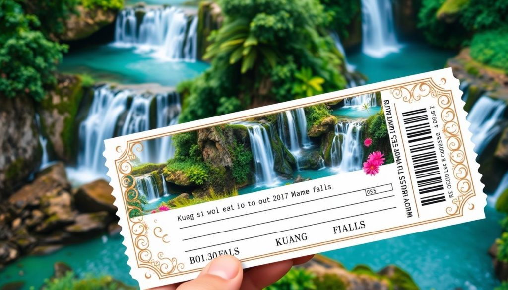 Kuang Si Falls entrance ticket Kuang Si Falls entrance ticket