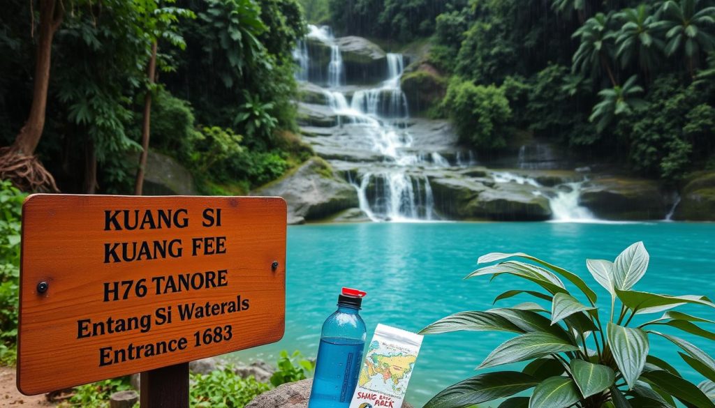 Kuang Si Waterfall entrance fee and saving tips for budget travel in Laos Kuang Si Waterfall entrance fee and saving tips for budget travel in Laos
