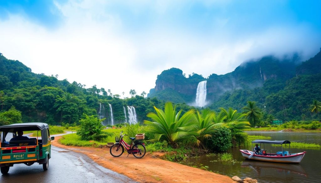 Kuang Si Waterfall transportation options Kuang Si Waterfall transportation options