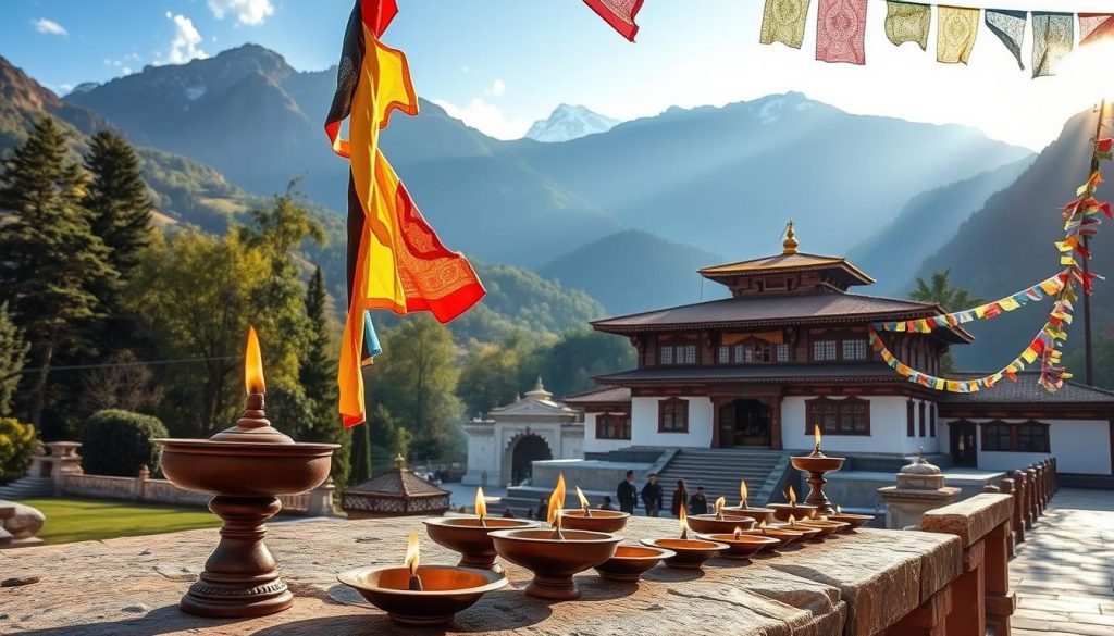 Kyichu Lhakhang offerings Kyichu Lhakhang offerings