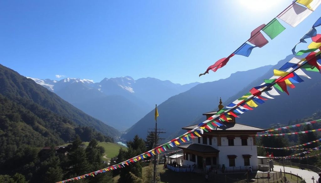 Kyichu Lhakhang temple in Paro Valley Kyichu Lhakhang temple in Paro Valley