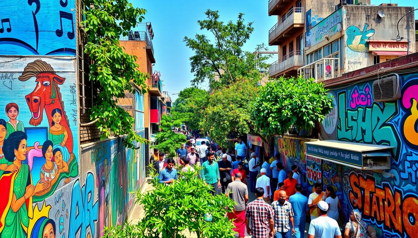 Lahore street art scene and murals