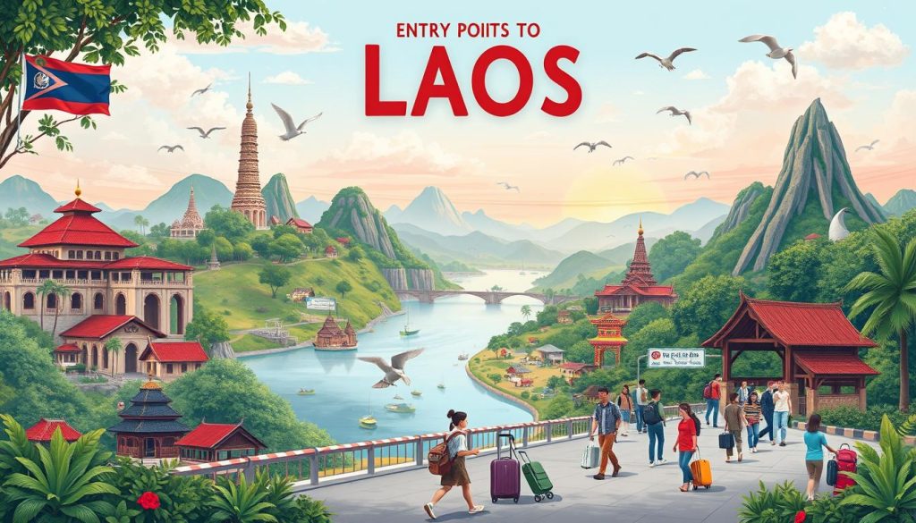 Lao E-Visa entry points in Laos Lao E-Visa entry points in Laos