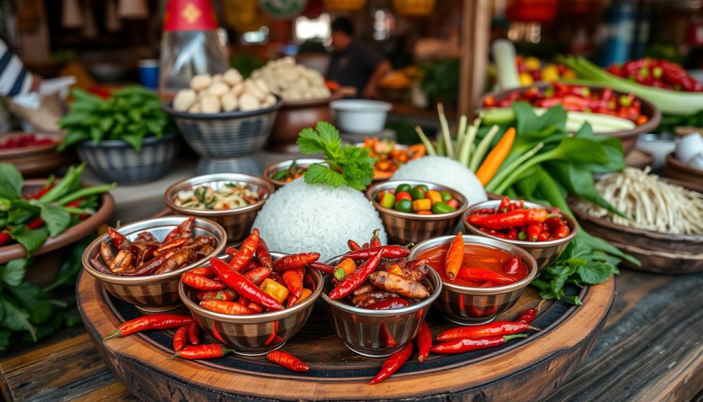 Lao chili dips, jaew Lao chili dips, jaew