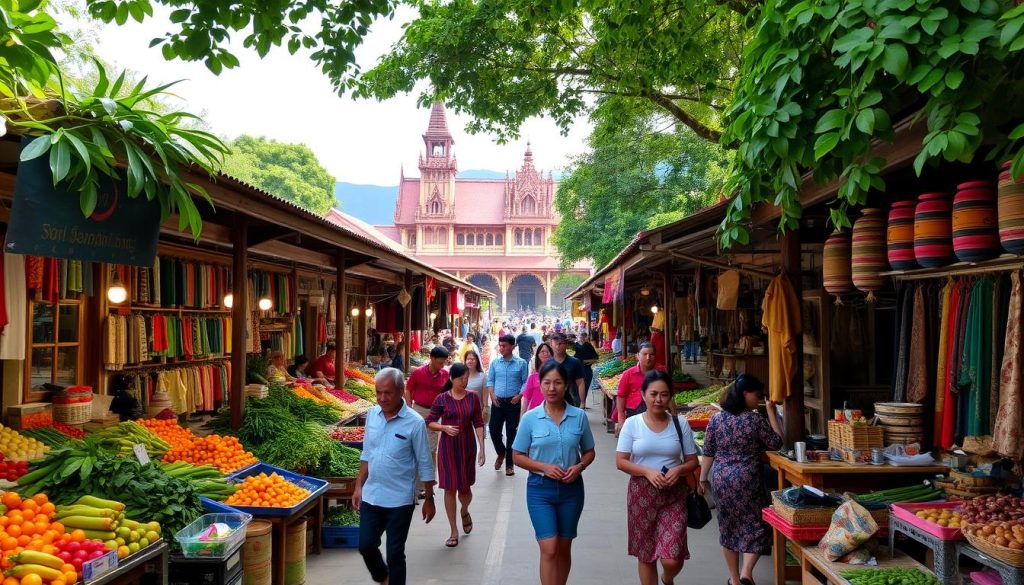 Luang Prabang markets Luang Prabang markets