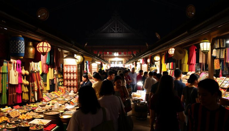 Luang Prabang night market shopping