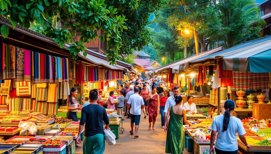 Luang Prabang vibrant markets Luang Prabang vibrant markets