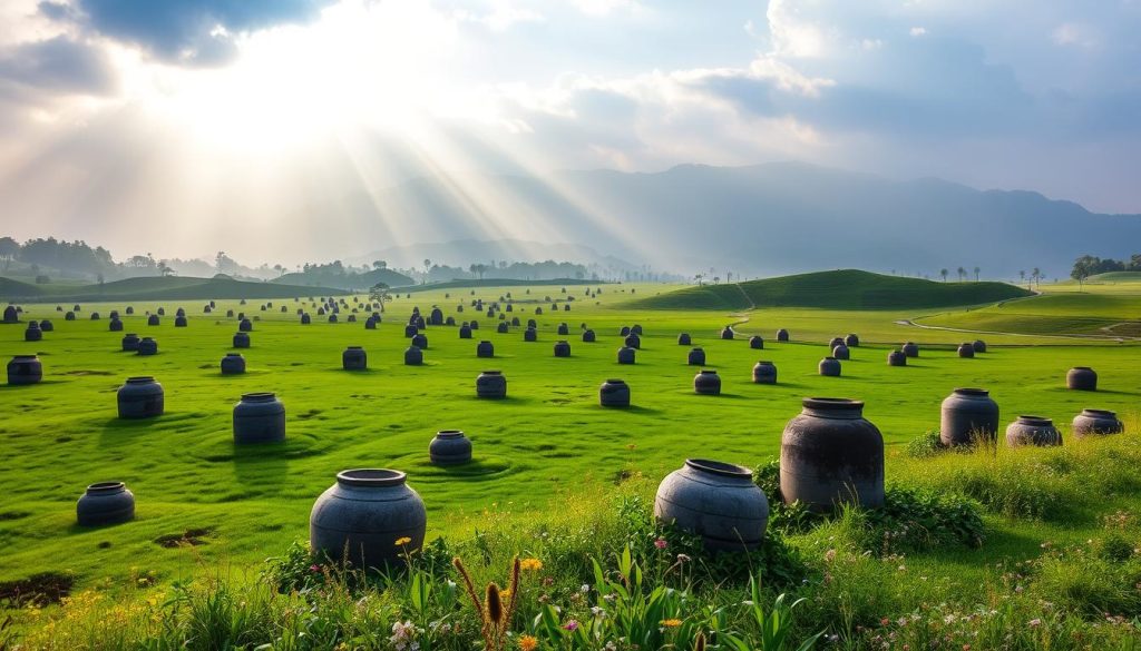 Major sites on the Plain of Jars Major sites on the Plain of Jars
