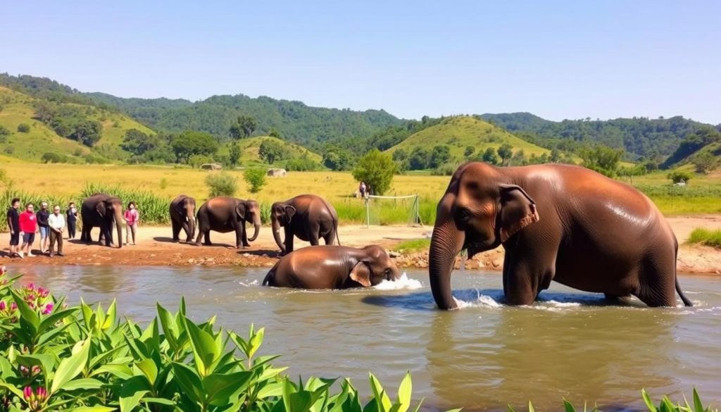 MandaLao Elephant Sanctuary ethical wildlife interaction MandaLao Elephant Sanctuary ethical wildlife interaction