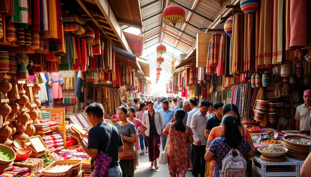Mandalay markets for shopping and souvenirs Mandalay markets for shopping and souvenirs