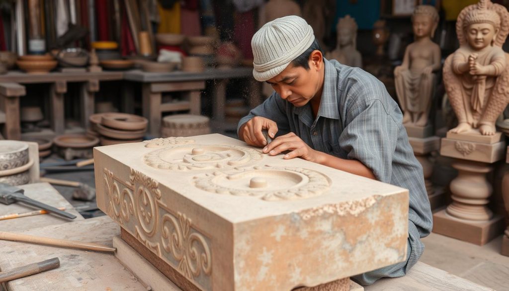 Mandalay stone carving Mandalay stone carving