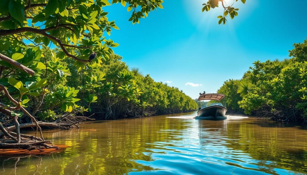 Mangrove forest boat ride Mangrove forest boat ride