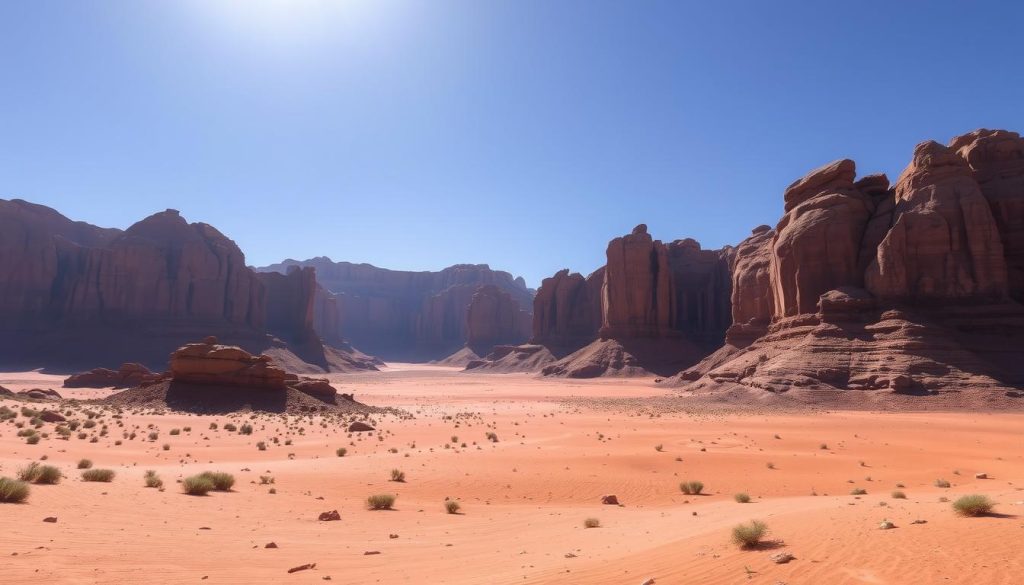 Martian landscape of Wadi Rum Martian landscape of Wadi Rum