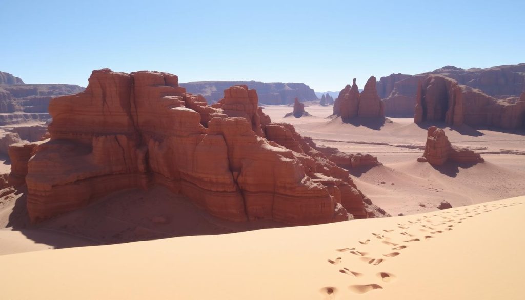 Moderate hiking trails in Wadi Rum Moderate hiking trails in Wadi Rum