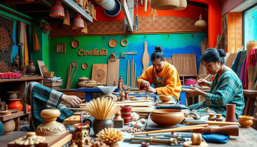 Modern techniques in Bhutanese crafts Modern techniques in Bhutanese crafts