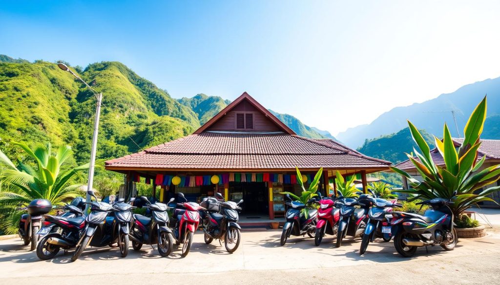 Motorbike rental in Vang Vieng Motorbike rental in Vang Vieng