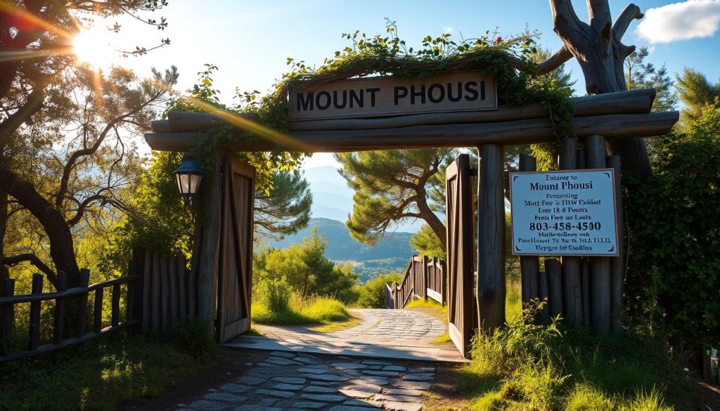 Mount Phousi entry fee and hours of operation Mount Phousi entry fee and hours of operation