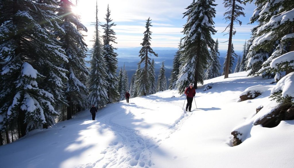 Mount Spokane snowshoeing Mount Spokane snowshoeing