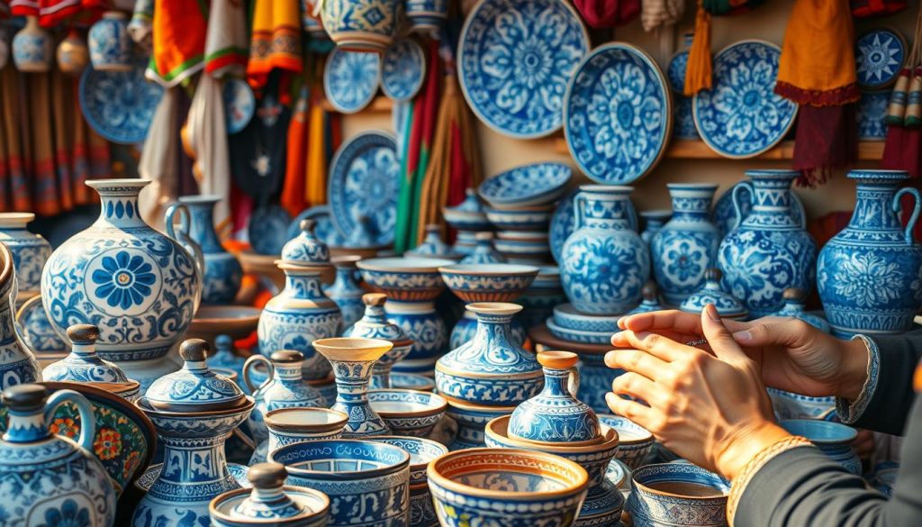 Multan blue pottery Multan blue pottery