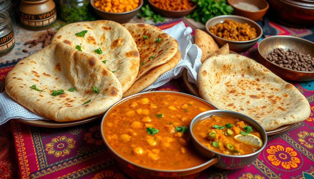 Multani breads and lentil dishes Multani breads and lentil dishes