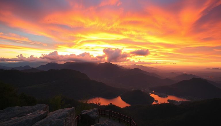 Nam Xay viewpoint sunset