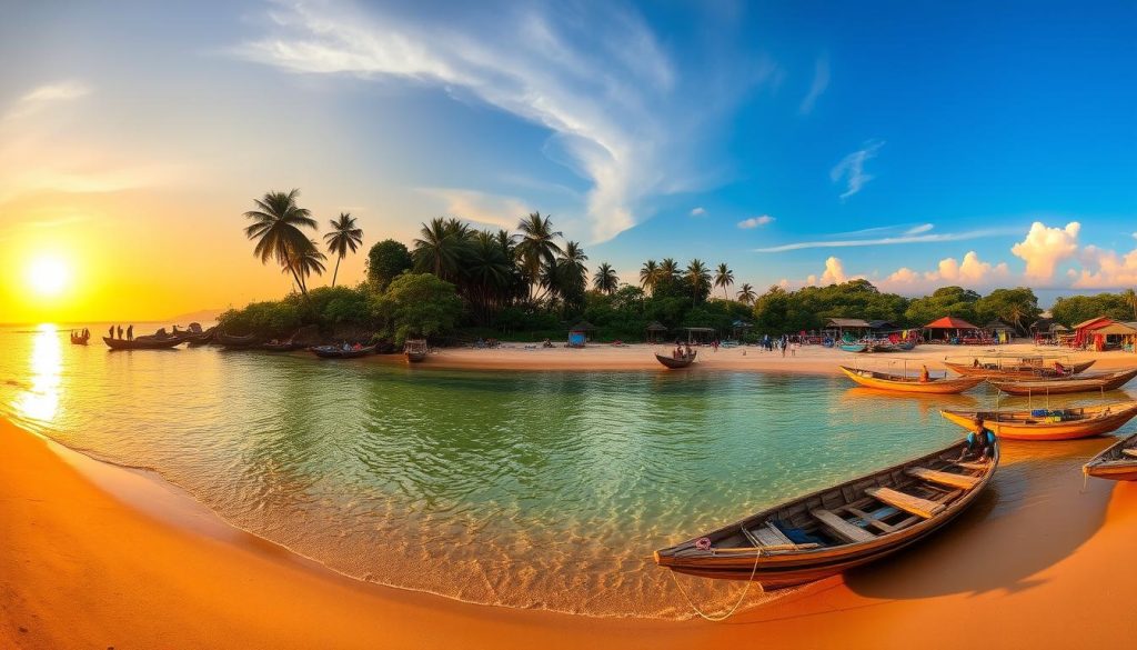 Ngapali Beach attractions showcasing natural scenery and cultural experiences Ngapali Beach attractions showcasing natural scenery and cultural experiences