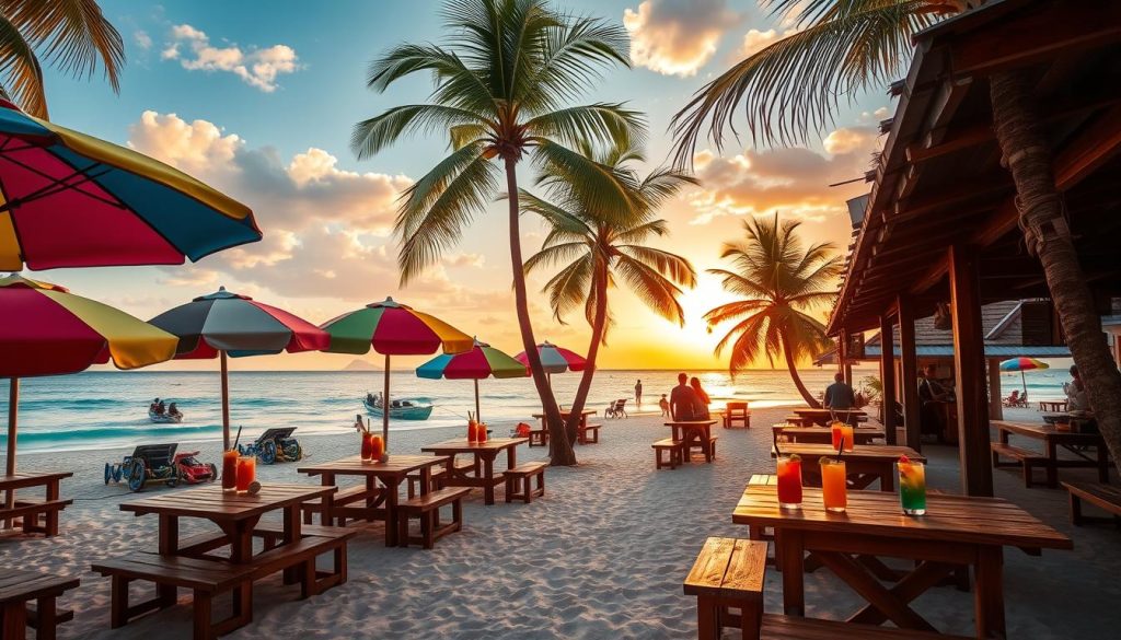 Ngapali Beach cafe scene Ngapali Beach cafe scene