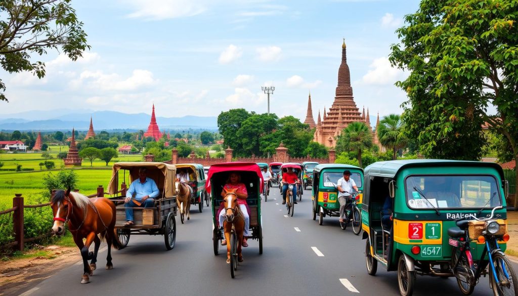 Nyaung U Bagan transportation Nyaung U Bagan transportation