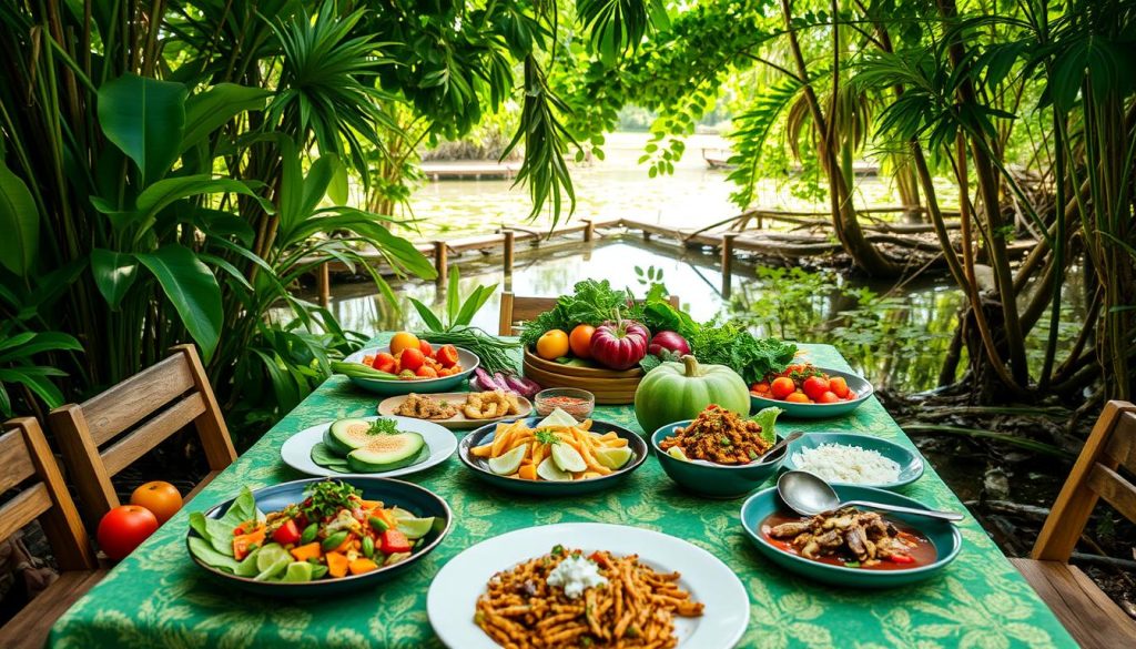 Organic cuisine in Sundarbans Organic cuisine in Sundarbans