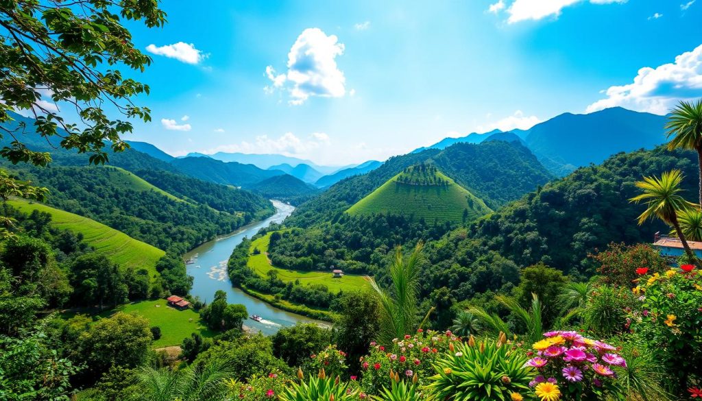 Pakse eco-tours landscape Pakse eco-tours landscape