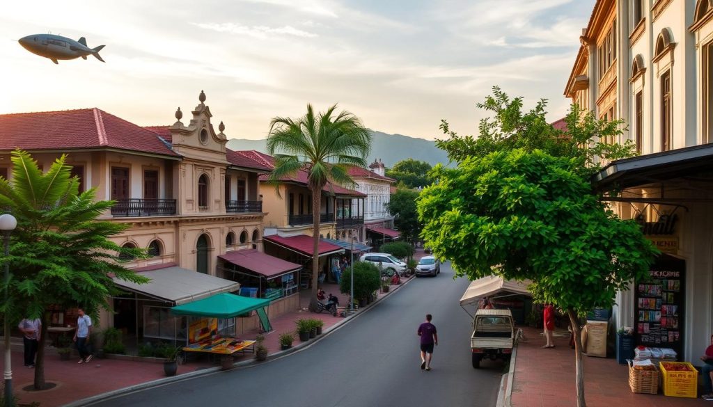 Pakse travel guide showcasing French colonial style architecture and local culture Pakse travel guide showcasing French colonial style architecture and local culture