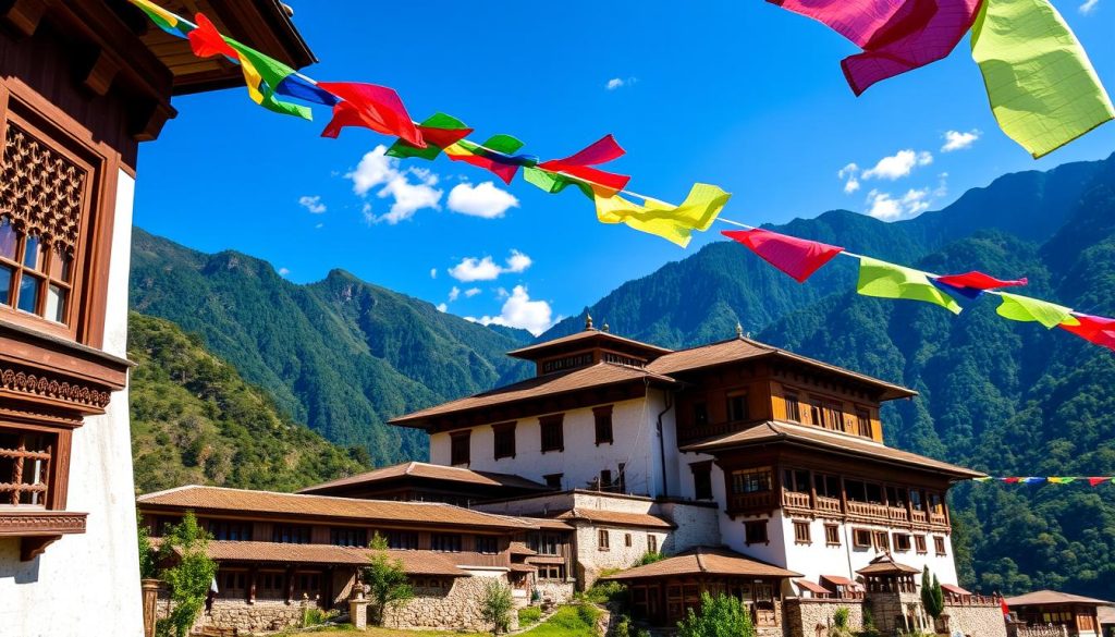 Paro Dzong showcasing Bhutanese architecture Paro Dzong showcasing Bhutanese architecture