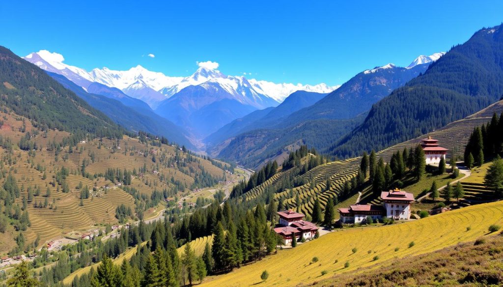 Paro Valley geographical features Paro Valley geographical features