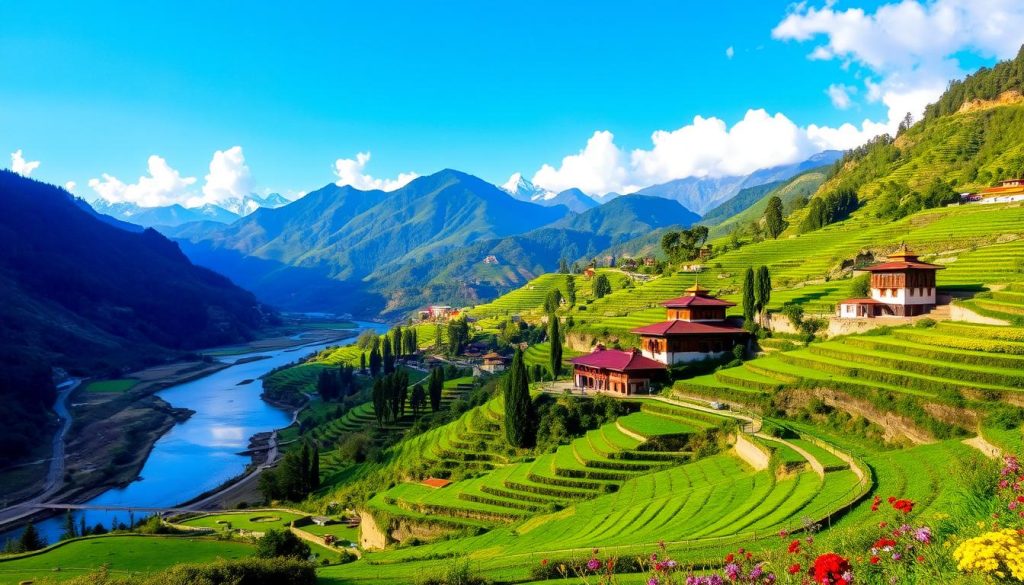 Paro Valley serenity in Bhutan Paro Valley serenity in Bhutan