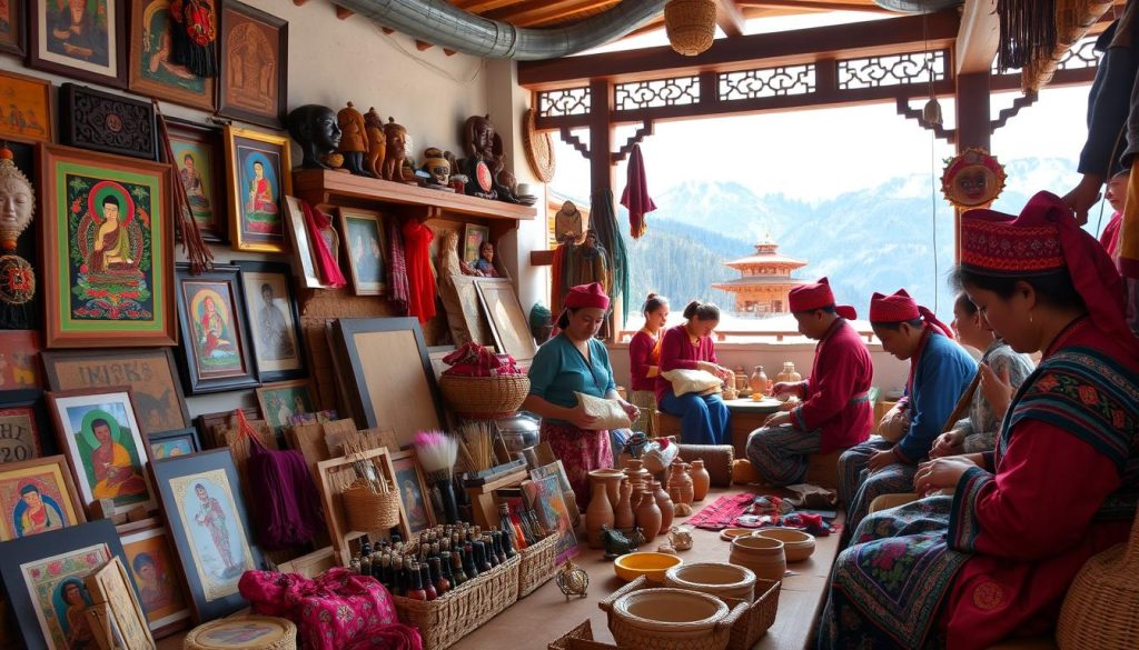 Paro handicraft workshops and souvenirs Paro handicraft workshops and souvenirs