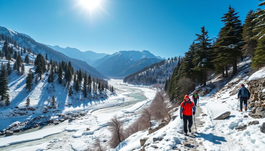 Paro trekking conditions in winter Paro trekking conditions in winter