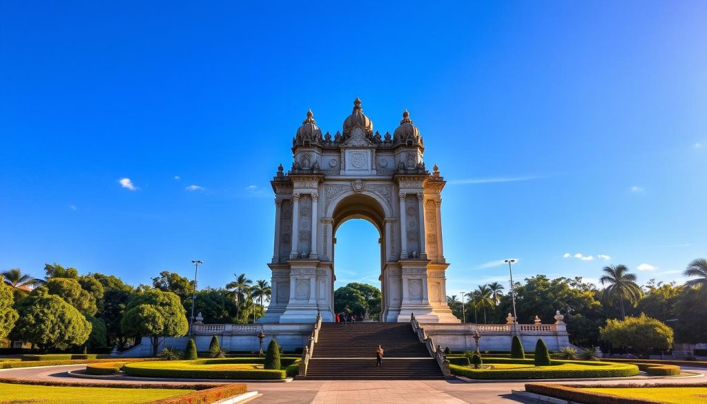 Patuxai monument in Vientiane Patuxai monument in Vientiane