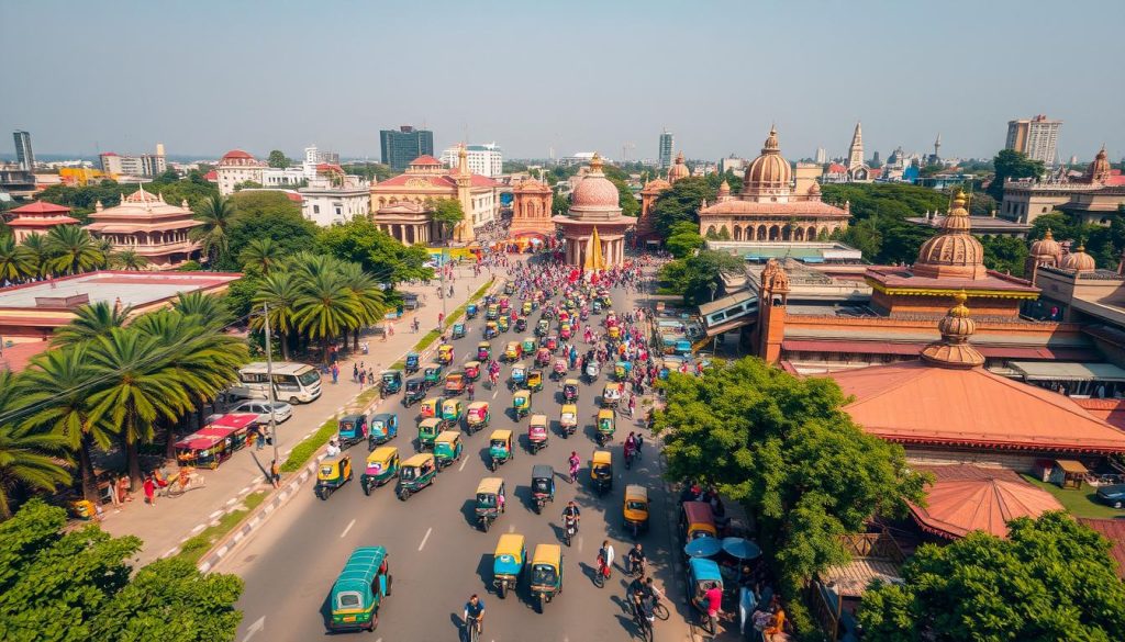Peak travel times in Dhaka Peak travel times in Dhaka