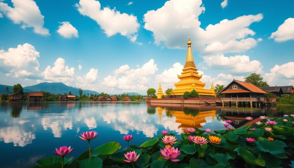 Phaungdaw Oo Pagoda at Inle Lake Phaungdaw Oo Pagoda at Inle Lake