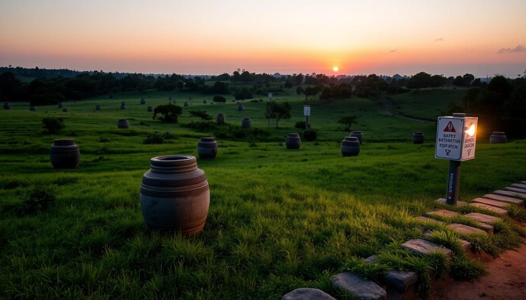 Plain of Jars security measures Plain of Jars security measures