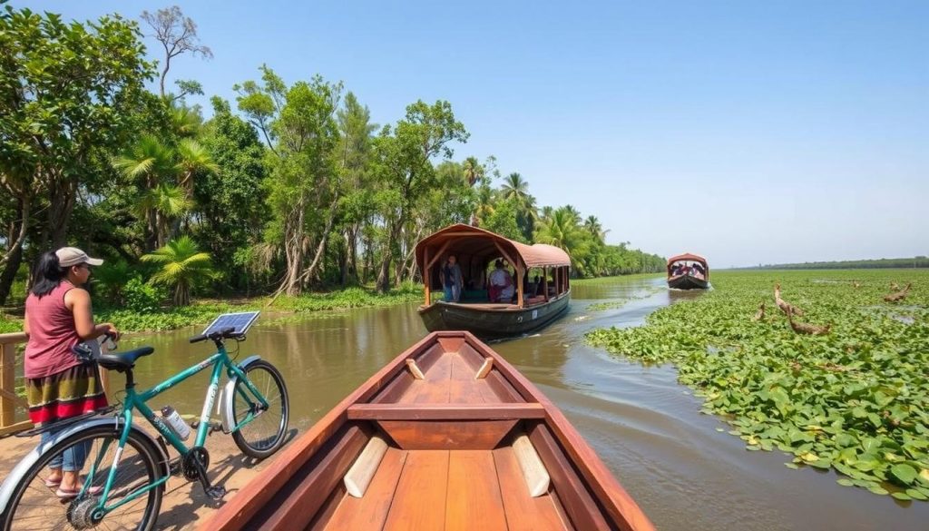 Planning your visit with eco-friendly transport in the Sundarbans Planning your visit with eco-friendly transport in the Sundarbans