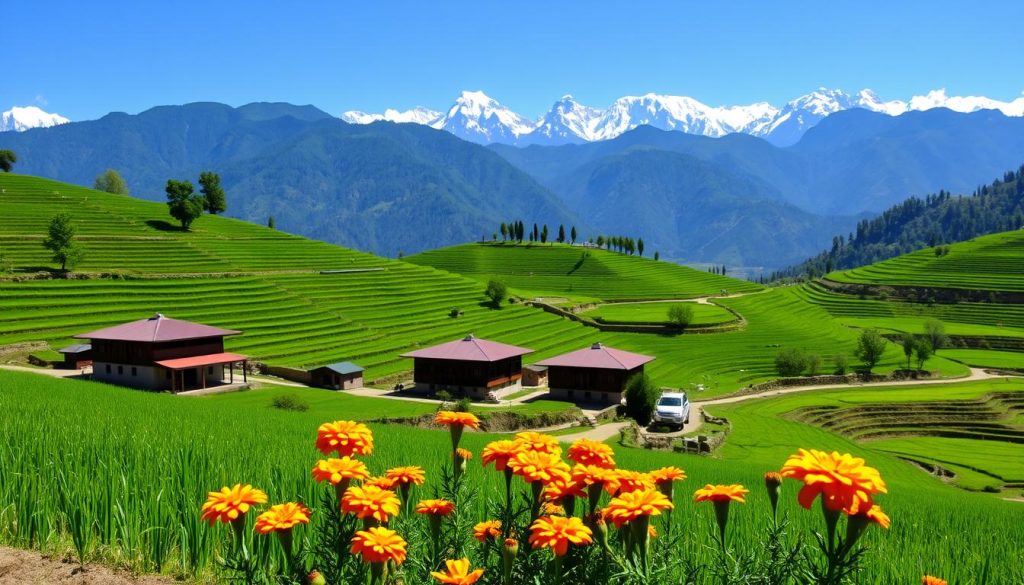 Punakha village stays Punakha village stays