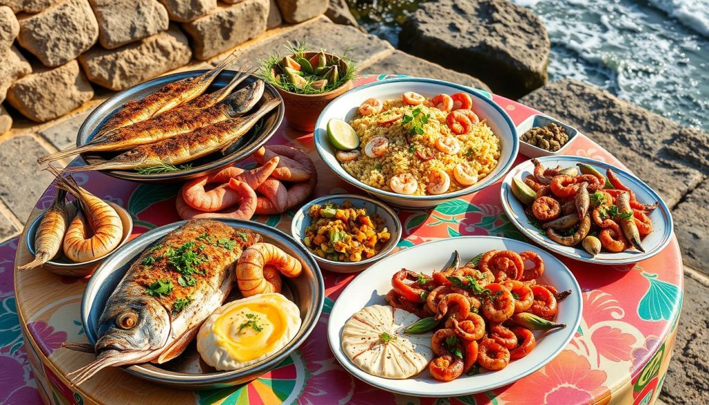 Qatari seafood dishes Qatari seafood dishes