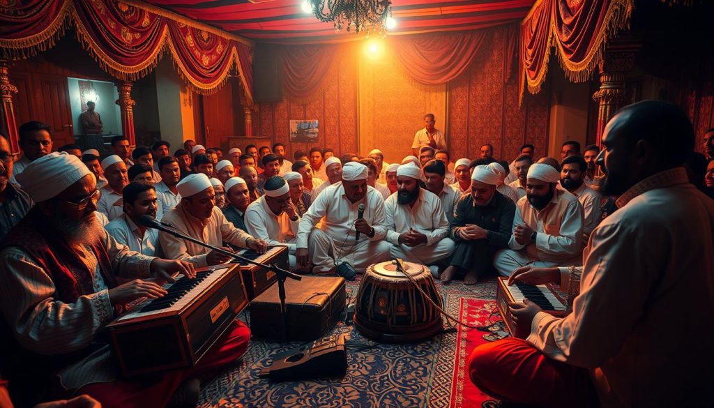 Qawwali performance Qawwali performance